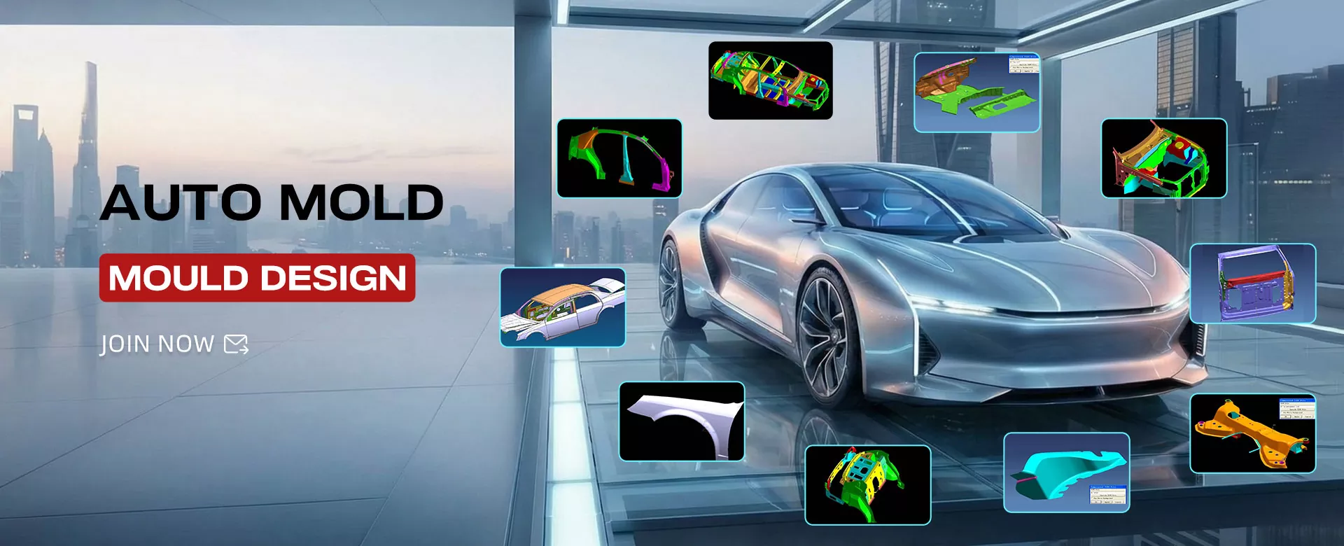 उच्च प्रदर्शन मोटर वाहन शरीर बाहिरी प्यानल मुद्रांकन मोल्ड निर्माता