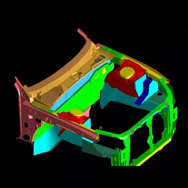 अटोमोटिभ इन्जिन कम्पार्टमेन्ट एसेम्बली स्ट्याम्पिङको मृत्यु