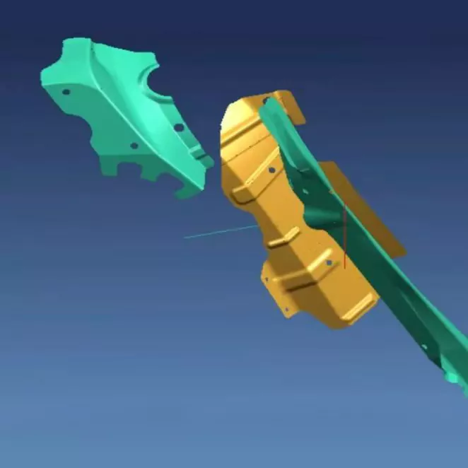 अटोमोटिभ सानो प्रबलित प्लेट मुद्रांक मर्दछ