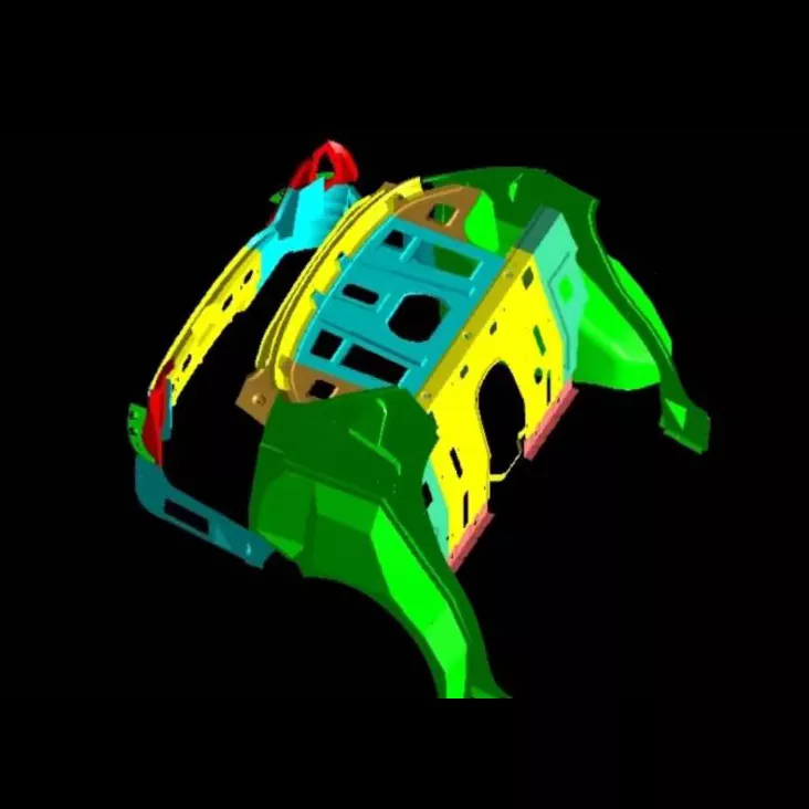 अटोमोटिभ ट्रंक असेंबली स्ट्याम्पिङको मृत्यु